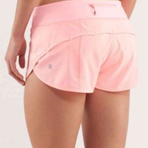 LuluLemon Speed Short - Light Pink